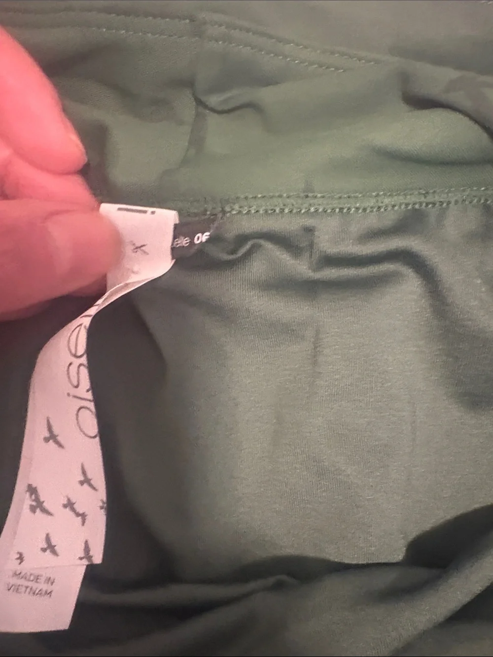 oiselle Forest Green Performance Running Shorts - Picture 4 of 6